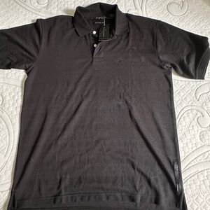 Men’s NWT Sean John Black Polo Size S $48 MSRP